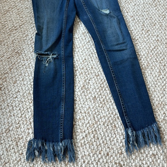Free People Fringe Jeans - Picture 3 of 6